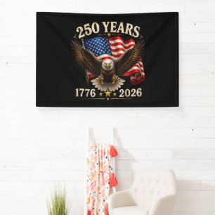250 Anniversary USA Patriotic Eagle 250th Banner