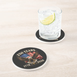 250 Anniversary USA Patriotic Eagle 250th Coaster