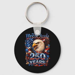 250 Anniversary Usa Patriotic Eagle 250th Independ Key Ring