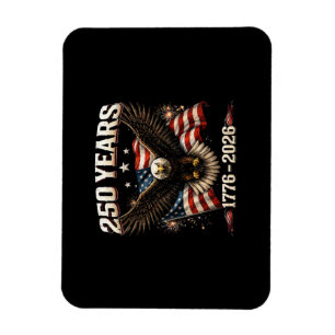 250 Anniversary USA Patriotic Eagle 250th Independ Magnet