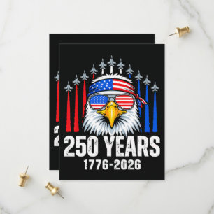250 Anniversary USA Patriotic Eagle 250th Save The Date