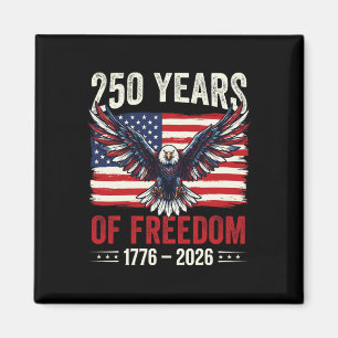 250 Anniversary Usa Patriotic Flag 250th 4th Of Ju Magnet
