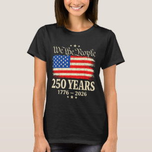 250 Anniversary Usa Patriotic Flag 250th 4th Of Ju T-Shirt