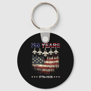 250 anniversary usa patriotic flag 250th 4th of key ring