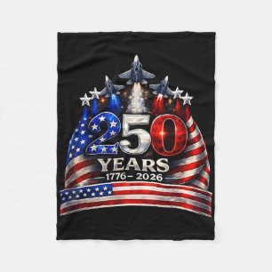 250 Anniversary Usa Shirt Patriotic July 4th Ameri Fleece Blanket