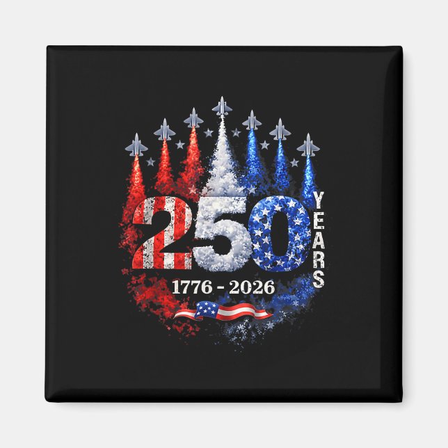250 Anniversary Usa Shirt Patriotic July 4th Ameri Magnet (Front)