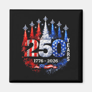 250 Anniversary USA Shirt Patriotic July 4th Magnet
