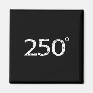 250 Degrees Grilling Smoker Bbq Meat Smoking  Magnet