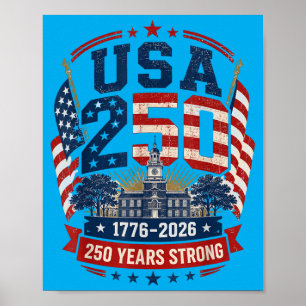 250 Dom Pride 1776 2026 Historic Hall Heritage Poster