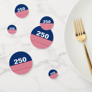 250 Red White and Blue USA Anniversary Confetti