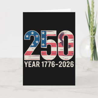 250 Year 1776-2026 Patriotic Celebration  Card