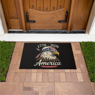 250 Year America 1776 2026 Eagle Vintage Doormat