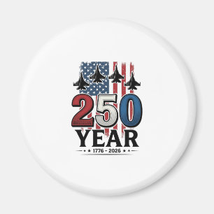 250 Year Patriotic Jet Vintage Engraving Shirt Des Magnet