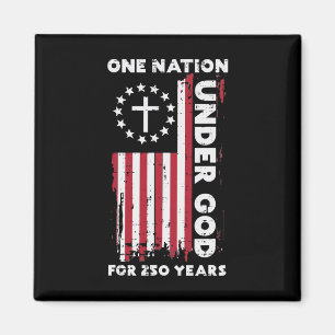 250 Year Usa American Flag 250th Anniversary Chris Magnet