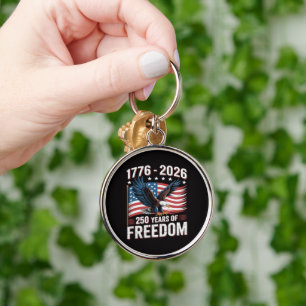 250 Years 1776 2026 250th 4th July Key Ring