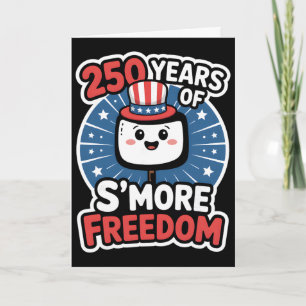 250 Years 1776-2026 250th Birthday Camping _2  Card