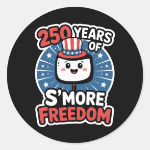 250 Years 1776-2026 250th Birthday Camping _2  Classic Round Sticker