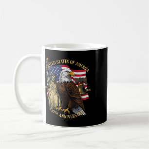 250 Years 1776-2026 250th Birthday Eagle Liberty B Coffee Mug