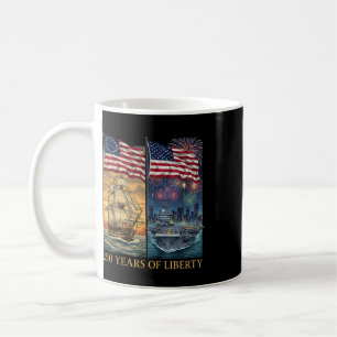 250 Years 1776-2026 250th Birthday Liberty Ships Coffee Mug