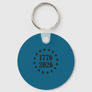 250 Years 1776 2026 250th Key Ring
