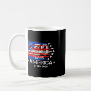 250 Years 1776 2026 250th Vintage 4th July America Coffee Mug