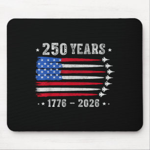 250 Years 1776 2026 Birthday USA for Men Women 4th Mouse Pad