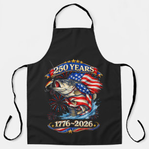 250 Years 1776-2026 Trout Fishing Apron