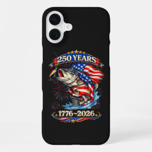 250 Years 1776-2026 Trout Fishing iPhone 16 Plus Case