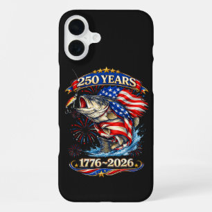 250 Years 1776-2026 Trout Fishing iPhone 16 Plus Case