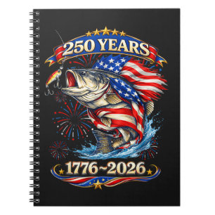 250 Years 1776-2026 Trout Fishing Notebook