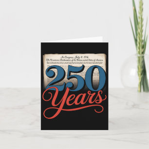 250 Years 1776 Declaration Of Independence Usa Gif Card