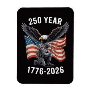 250 Years 250th Anniversary USA 4th July Magnet