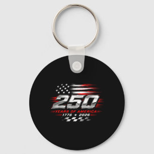 250 Years Aamerica 1776 2026 Usa Independence Day Key Ring