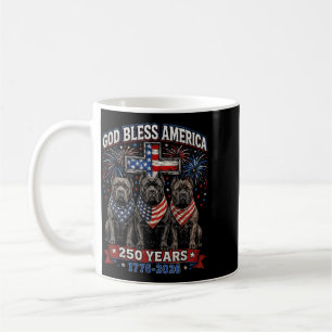 250 Years Aamerica Cane Corso Dog Patriotic Usa Coffee Mug
