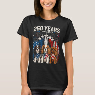 250 Years Aamerica Cavalier King Charles Spaniel T-Shirt