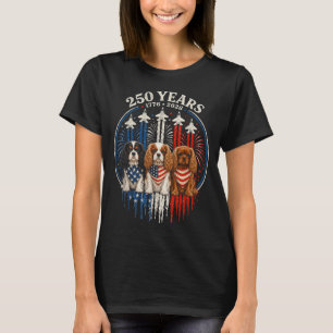 250 Years Aamerica Cavalier King Charles Spaniel T-Shirt