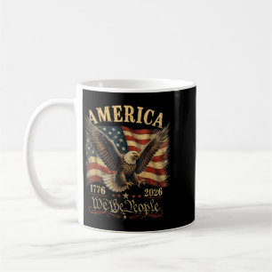 250 Years Aamerican Anniversary 1776-2026 Usa Flag Coffee Mug