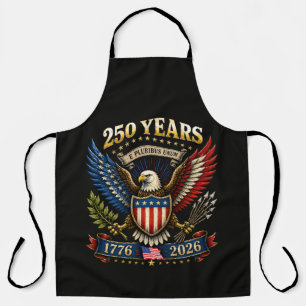 250 Years America 1776 2026 250th Anniversary Apron