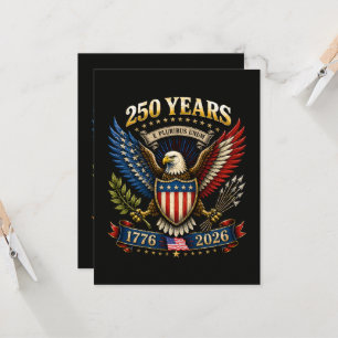 250 Years America 1776 2026 250th Anniversary  Invitation