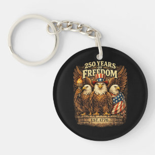 250 Years America 1776-2026 Key Ring