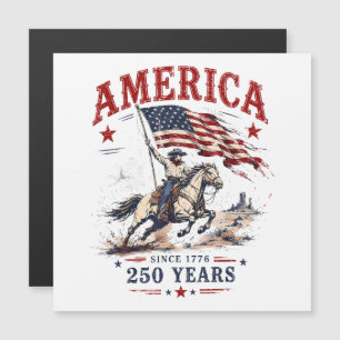 250 Years America 1776 2026 Patriotic Cowboy