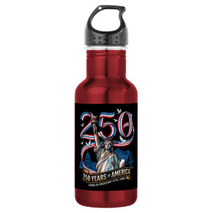 250 years america anniversary 1776 2026 532 ml water bottle