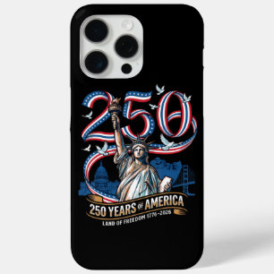 250 Years America Anniversary 1776 2026 iPhone 15 Pro Max Case