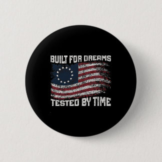 250 Years America Anniversary 1776-2026 Independen 6 Cm Round Badge