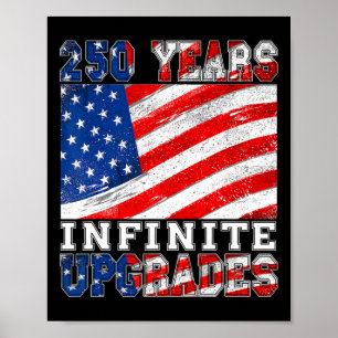250 Years America Anniversary 1776-2026 Independen Poster