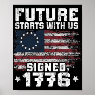 250 Years America Anniversary 1776-2026 Independen Poster