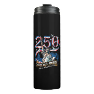 250 years america anniversary 1776 2026 thermal tumbler