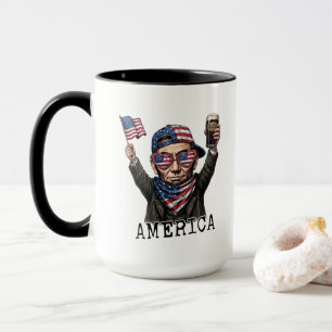 250 Years America Anniversary 1776 Lincoln Abe Mug
