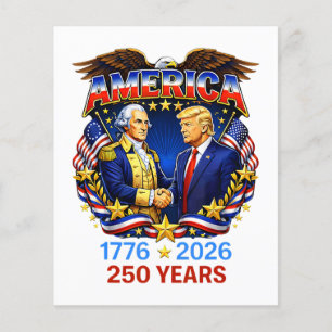 250 Years America Anniversary 250th Flyer