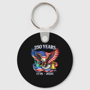 250 years america anniversary 250th independence25 key ring